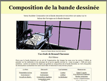 Tablet Screenshot of composition-de-la-bande-dessinee.net